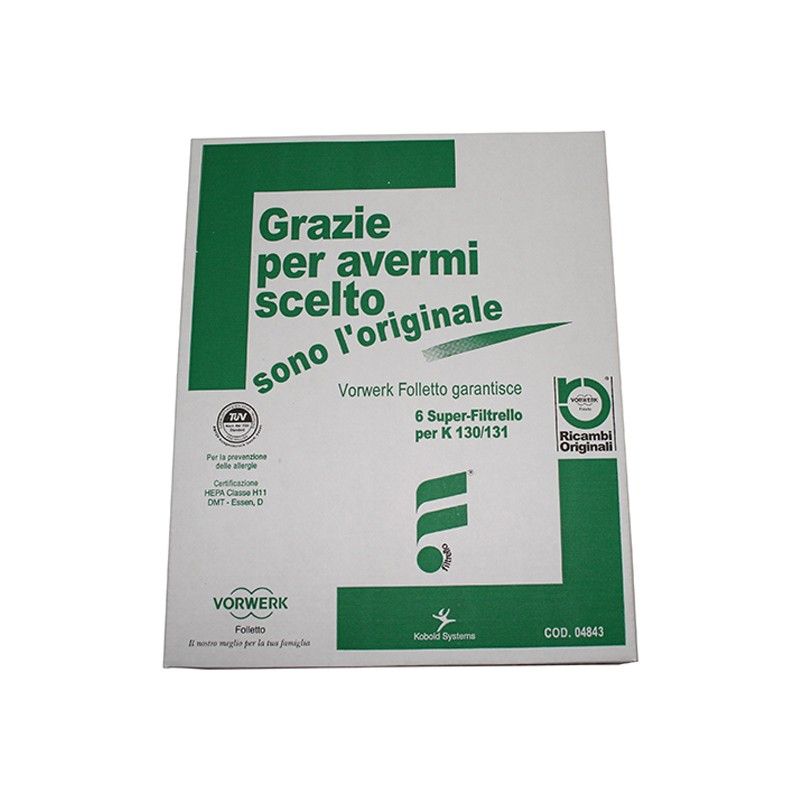 Sacchetti VK130-131 Originali